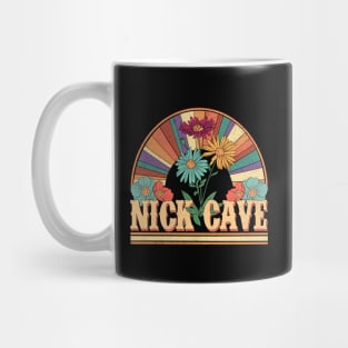 Nick Flowers Name Cave Personalized Gifts Retro Style Mug